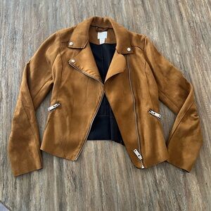 Faux Suede Jacket